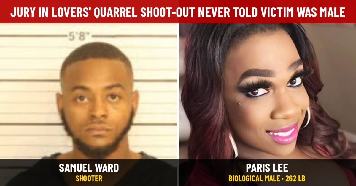Samuel Ward's booking photo beside a photo of Paris Lee